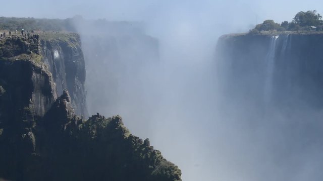 The Victoria Falls from Zambia side.