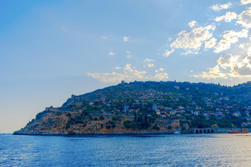 Fototapeta premium View of Alanya peninsula