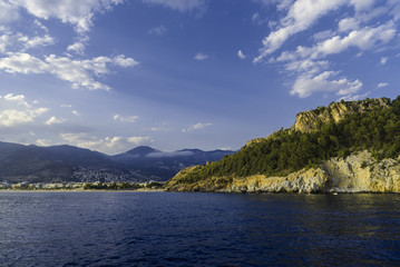 View on Coast from Sea