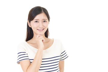 Fototapeta premium 笑顔の女性