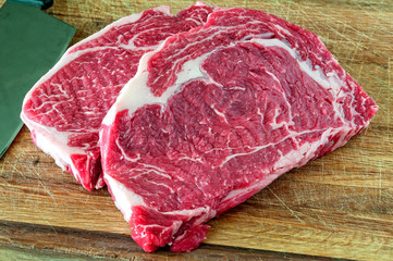 boneless ribeye steaks