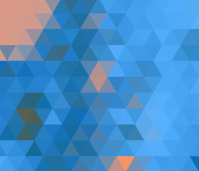 Fototapeta premium Simple Abstract Blue Triangle Background Vector for your design