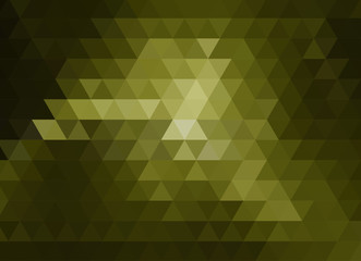 Simple Abstract Background of Triangles Vector Green for your design