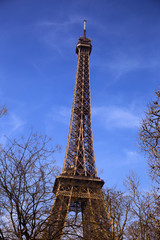 Eiffel tower in Paris, France