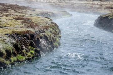 heiße Quellen auf Island
