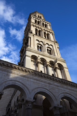 Fototapeta na wymiar Sveti Duje - famous tower in Split, Croatia