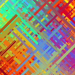 Color glitch background, distortion effect, abstract texture, random diagonal lines for design concepts, posters, wallpapers, presentations and prints. Vector illustration.