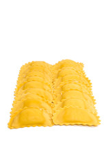 Ravioli pasta isolated
