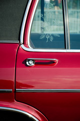 Fototapeta premium Classic car door close-up