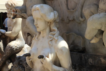 fountain, Amalfi, Italy