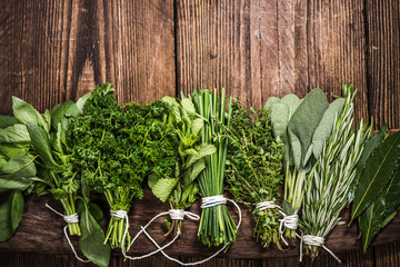 Bunch of fresh herbs