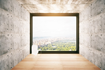 Window with clandscape view