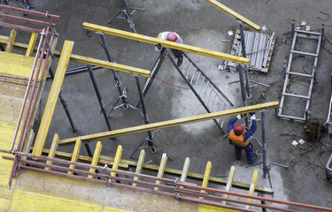 Schalungstr&auml;ger-Montage