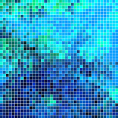 abstract vector square pixel mosaic background