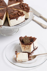 No bake cheesecake with chocolate