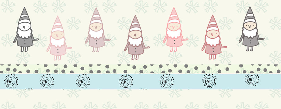 banner con gnomi vari colori