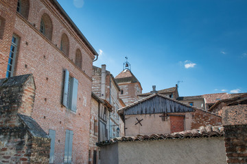 Obraz premium Village d'Auvillar, Tarn et Garonne