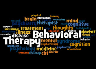 Behavioral Therapy, word cloud concept 6