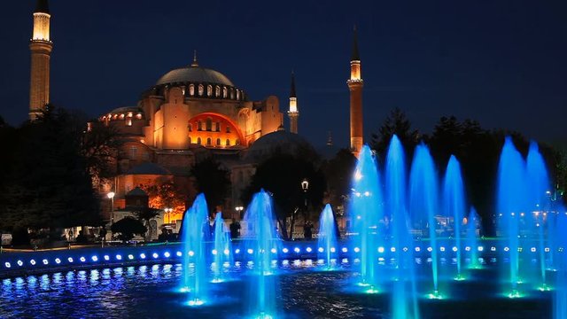 Hagia Sophia is the famous historical building of Istanbul. Now it's a museum as a world wonder.