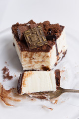 No bake cheesecake with chocolate