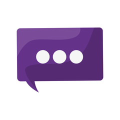 speech bubble message isolated icon vector illustration design