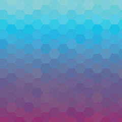 Colorful shiny blue and violet geometric background. Vector illustration.