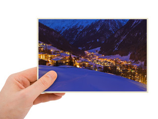 Solden Austria photography in hand