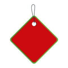 commercial tag hanging isolated icon vector illustration design