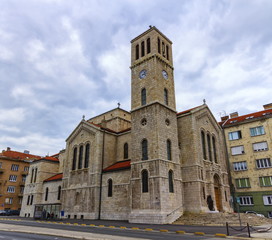Fototapeta na wymiar Saint Joseph's Church in Sarajevo. Bosnia and Herzegovina