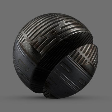 Gray worn beehive metal