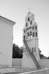 Church in Dafnata, Corfu Trail, Greece