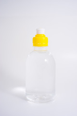 Pet Bottle of water isolated on the white background