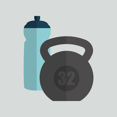 Fitness healthy lifestyle icon vector illustration graphic