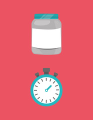 Fitness healthy lifestyle icon vector illustration graphic