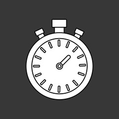 sport timer clock icon vector illustration graphic