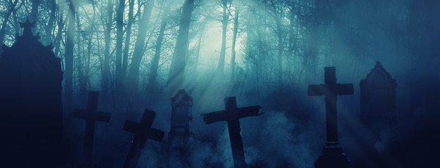 Dark Horror Forest  gravestone - 125427772
