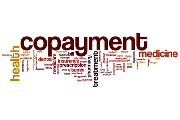 Copayment word cloud