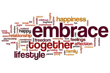 Embrace word cloud