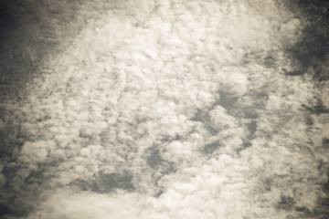 black and white clouds and sky