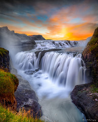 Obrazy na Szkle  Wodospad Gulfoss, Islandia