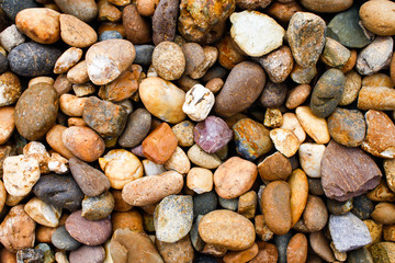 Gravel stones background.