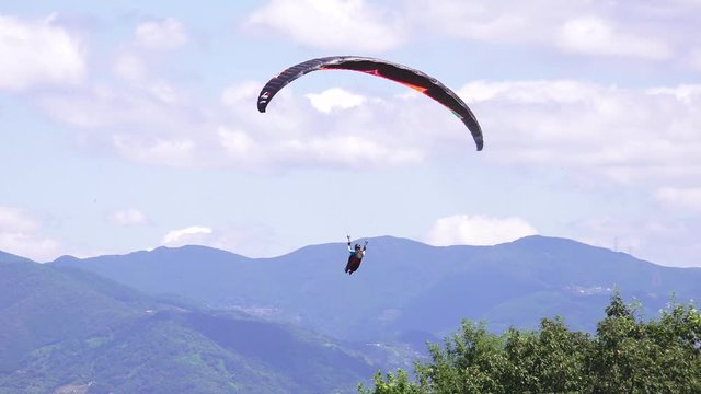紀の川市　パラグライダー