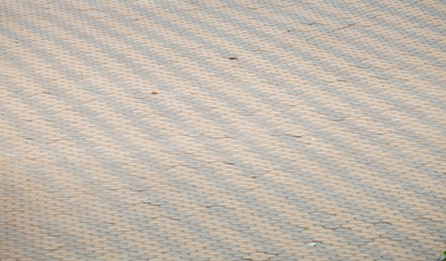 Patterned cement brick floor background
