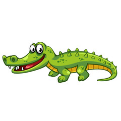 Fototapeta premium Crocodile cartoon style