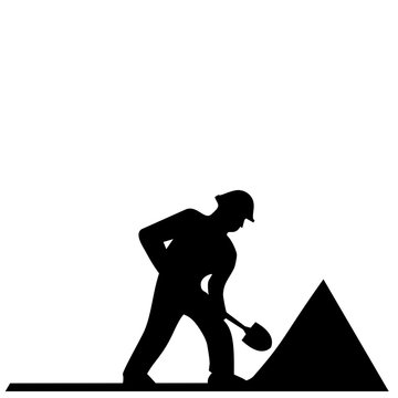 recommend clip art: Construction Worker  silhouette