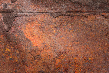 Rusty metal texture or rusty metal background. Grunge retro vintage of rusty metal plate for design with copy space for text or image.
