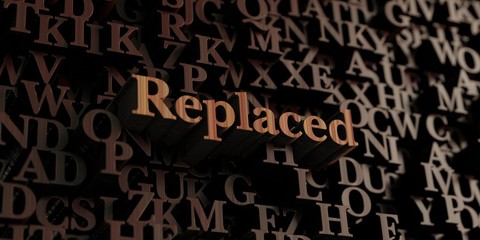 Replaced - Wooden 3D rendered letters/message.  Can be used for an online banner ad or a print postcard.