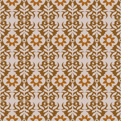 Vector Trendy Pattern, Floral Background for Creative Design