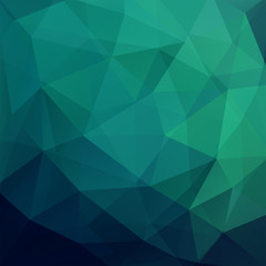 Background of geometric shapes. Dark green mosaic pattern. Vector EPS 10. Vector illustration