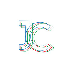  INITIAL ABSTRACT LOGO WITH COLOR